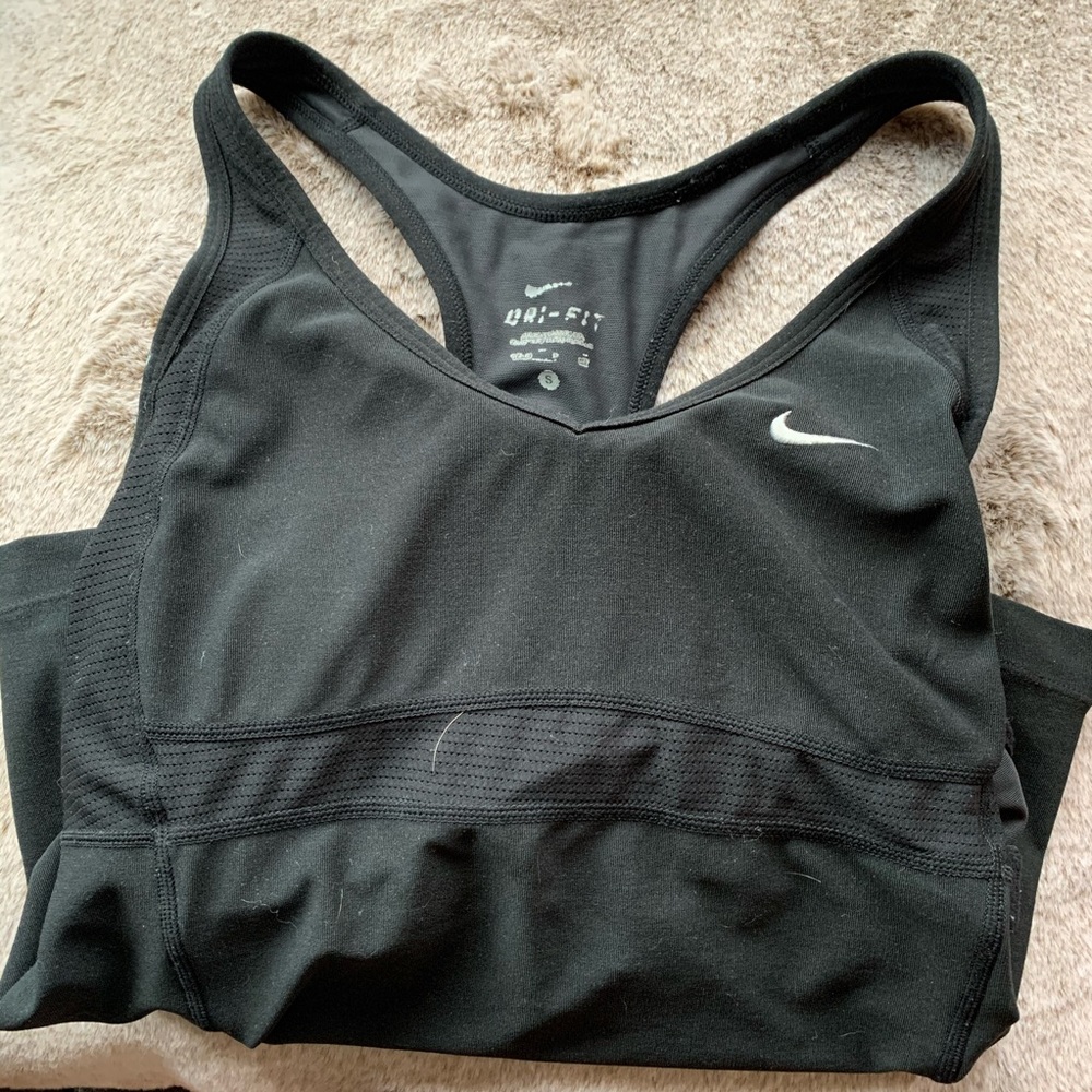 Nike dry fit workout tank with bran